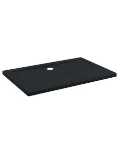 Vassoio base doccia con punti Nero 120 x 80 x 4 cm ABS 2