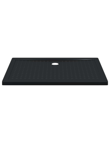 Vassoio base doccia con punti Nero 120 x 80 x 4 cm ABS