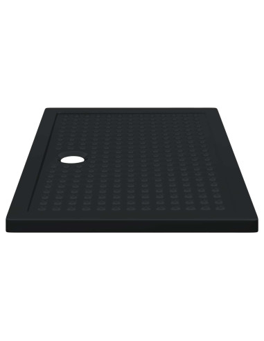 Vassoio base doccia con punti Nero 120 x 80 x 4 cm ABS