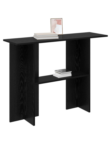 Tavolo consolle Rovere Nero 100 x 30 x 75 cm
