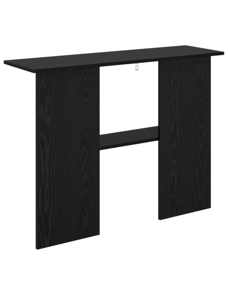Tavolo consolle Rovere Nero 100 x 30 x 75 cm