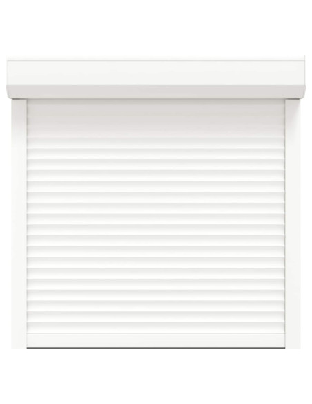 Persiana a rullo Bianco 100 x 100 cm Alluminio e poliuretano