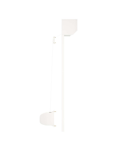 Persiana a rullo Bianco 100 x 100 cm Alluminio e poliuretano