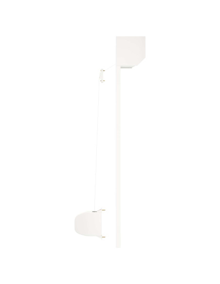 Persiana a rullo Bianco 100 x 100 cm Alluminio e poliuretano