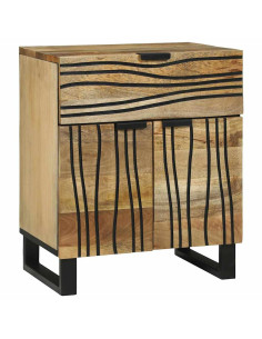 Armadio da Notte con cassetto Marrone 50 x 33 x 60 cm