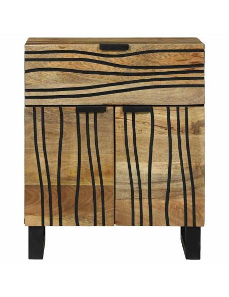 Armadio da Notte con cassetto Marrone 50 x 33 x 60 cm