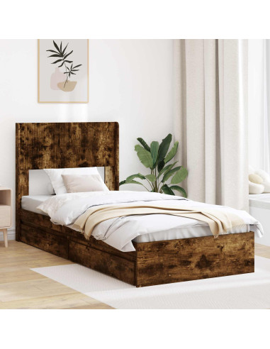 Struttura del letto con stoccaggio e testata 3 pcs