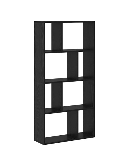 Armadio per Libri Rovere Nero 70 x 20 x 102.5 cm