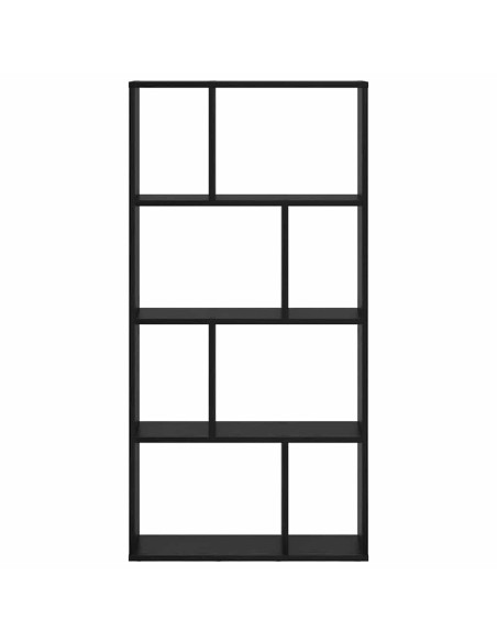 Armadio per Libri Rovere Nero 70 x 20 x 102.5 cm