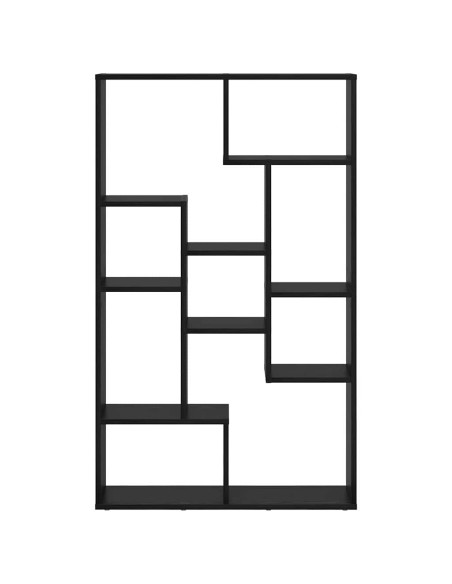 Armadio per Libri Rovere Nero 72 x 20 x 102,5 cm