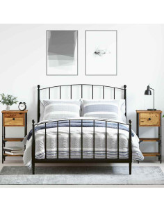 Armadio da Notte con cassetto 2 pcs Marrone 33.5 x 36 x 70 cm