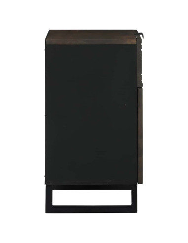 Armadio da Notte Noce 50 x 33 x 60 cm Legno massello di acacia