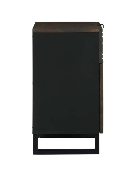 Armadio da Notte Noce 50 x 33 x 60 cm Legno massello di acacia