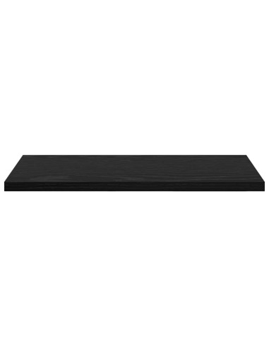 Scaffale 4 pcs Nero 40 x 20 x 1,5 cm Legno multistrato