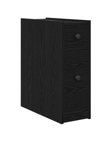 Set di mobili per il bagno Rovere Nero 80 x 18 x 60 cm