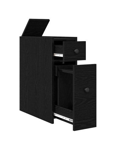 Set di mobili per il bagno Rovere Nero 80 x 18 x 60 cm