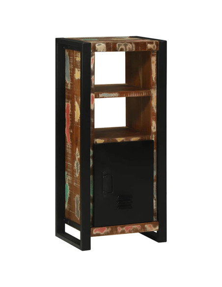 Mobile da Bagno con porta Marrone Legno Recuperato Massello