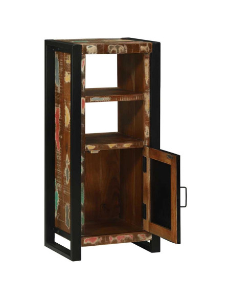 Mobile da Bagno con porta Marrone Legno Recuperato Massello