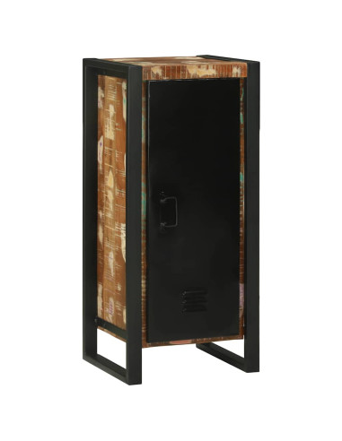 Mobile da Bagno con porta Marrone Legno Recuperato Massello
