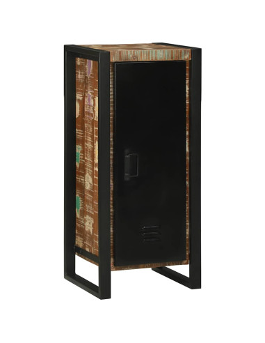 Mobile da Bagno con porta Marrone Legno Recuperato Massello