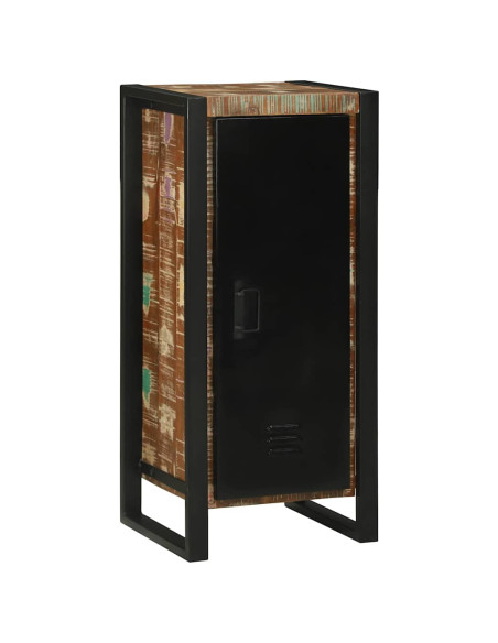 Mobile da Bagno con porta Marrone Legno Recuperato Massello
