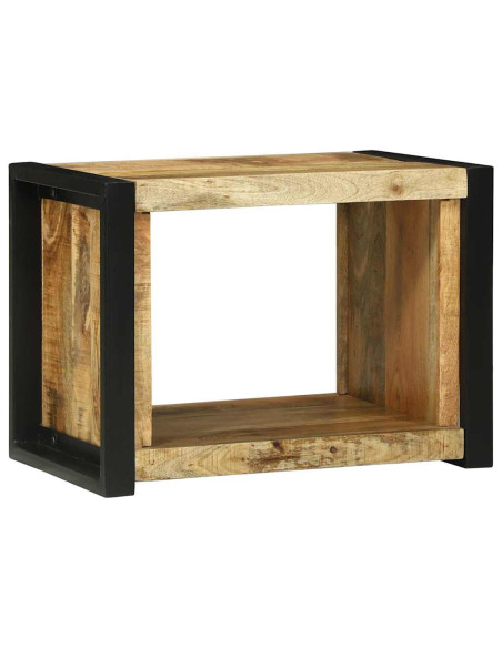 Cubetto da Parete Marrone Legno di mango massello