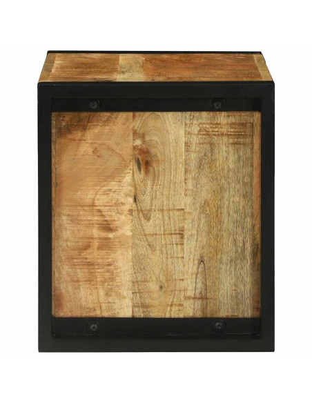 Cubetto da Parete Marrone Legno di mango massello