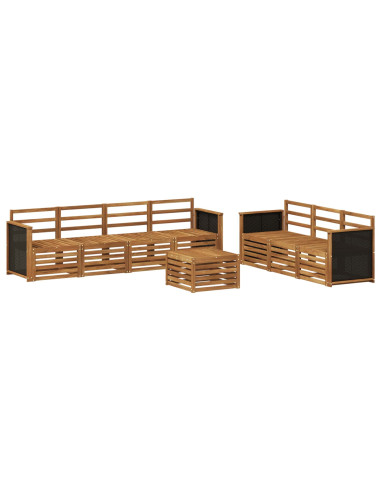 Set divani 8 pcs Legno di Acacia Massello