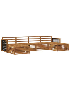 Set divani 6 pcs Legno di Acacia Massello