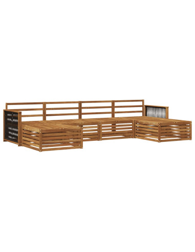 Set divani 6 pcs Legno di Acacia Massello