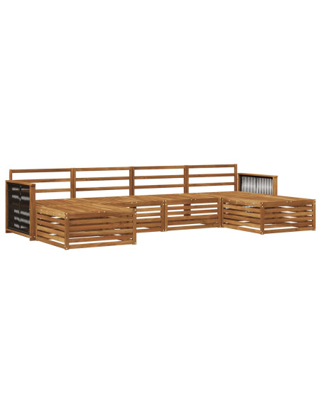 Set divani 6 pcs Legno di Acacia Massello