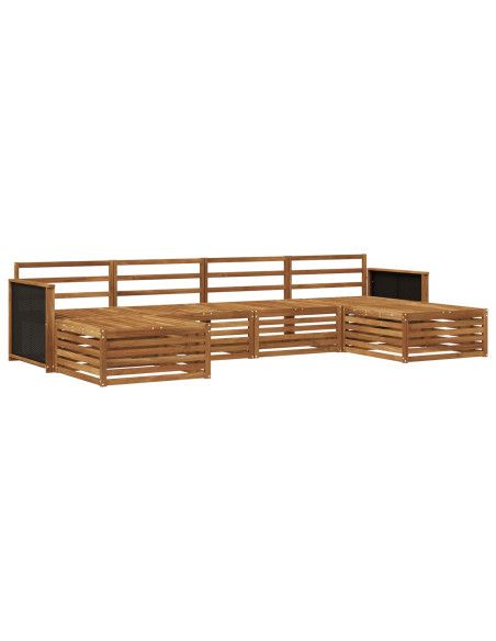 Set divani 6 pcs Legno di Acacia Massello