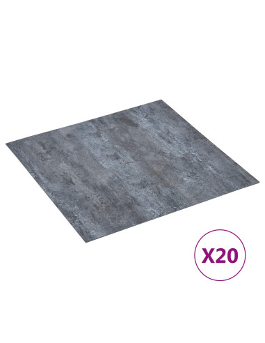 Plance per Pavimentazione Autoadesiva 30,5 x 30,5 cm 20 pcs PVC