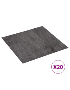 Plance per Pavimentazione Autoadesiva 30,5 x 30,5 cm 20 pcs PVC 2