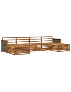 Set divani 6 pcs Legno di Acacia Massello 2