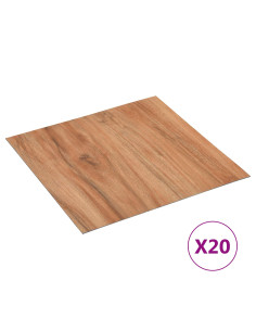 Plance per Pavimentazione Autoadesiva 30,5 x 30,5 cm 20 pcs PVC 2