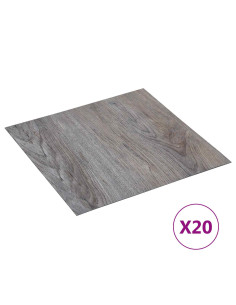 Plance per Pavimentazione Autoadesiva 30,5 x 30,5 cm 20 pcs PVC 2