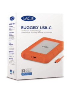 2TB LACIE RUGGED HDD USB-C 2