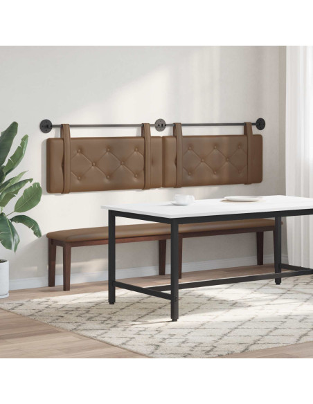 Testata appesa Cappuccino 210 x 55 x 5 cm Pelle Sintetica