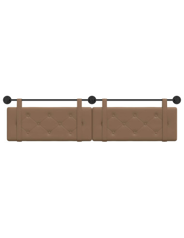 Testata appesa Cappuccino 210 x 55 x 5 cm Pelle Sintetica