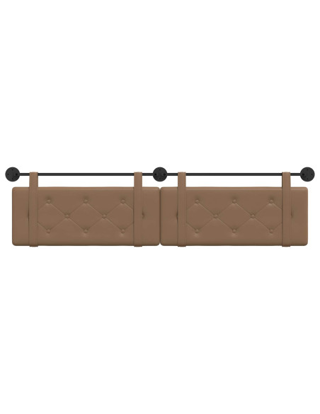 Testata appesa Cappuccino 210 x 55 x 5 cm Pelle Sintetica