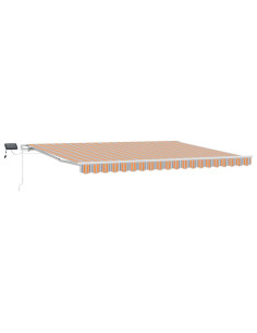 Tenda Retrattile Multicolore 450 × 350 cm Tessuto e acciaio 2