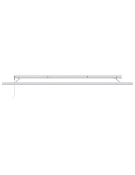Tenda Retrattile Verde e Bianco 500 × 300 cm Tessuto e Metallo