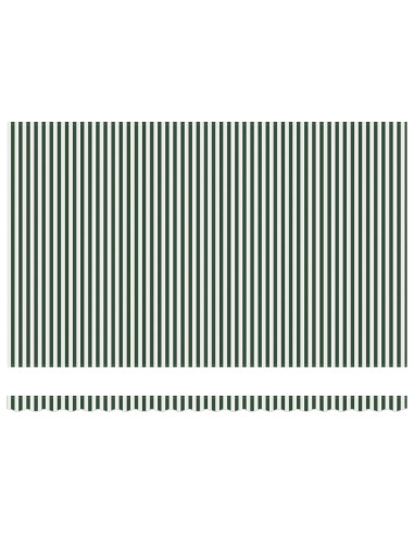 Tenda da Sole Verde e Bianco 500 x 300 x 165 cm