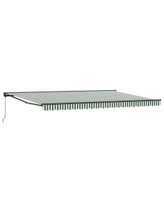 Struttura della tenda Verde e Bianco 500 × 300 cm 2