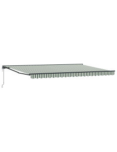 Struttura della tenda Verde e Bianco 500 × 300 cm 2