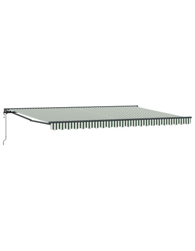 Struttura della tenda Verde e Bianco 500 × 300 cm