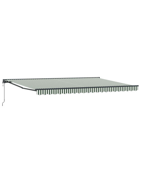 Struttura della tenda Verde e Bianco 500 × 300 cm