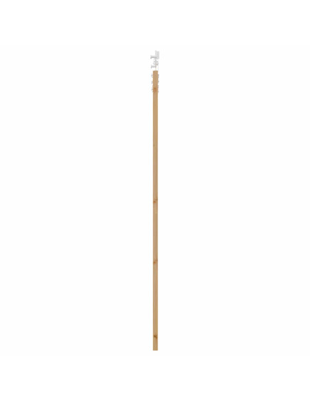 Porta scorrevole Naturale e Bianco 86 x 211 cm