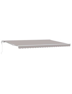 Tettuccio Elettrico Retrattile Grigio chiaro 500 × 350 cm 2